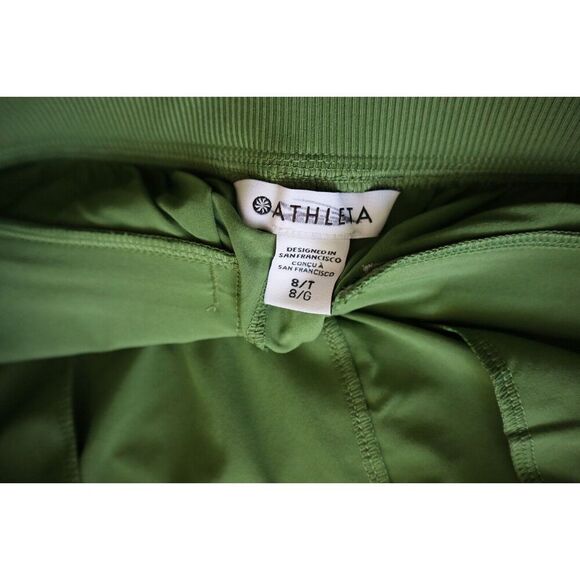 Athleta 198671-40 Women's Sz 8/Tall Green Brooklyn Mid-Rise Ankle Pants - Picture 4 of 12